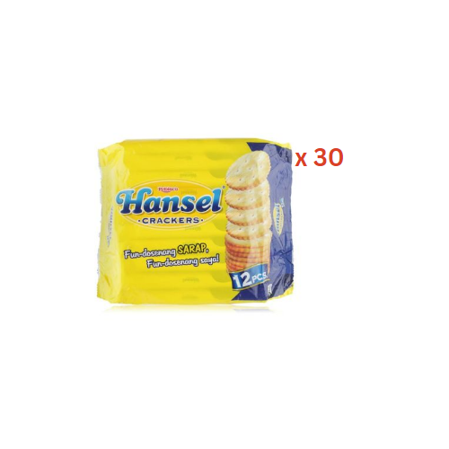 Rebisco Hansel Crackers (10X32G), 320G Pack Of 30 (UAE Delivery Only)