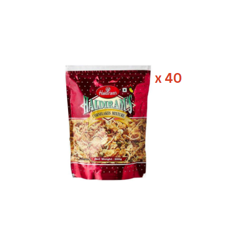 Haldirams Cornflakes Mixture - 200 Gm Pack Of 40 (UAE Delivery Only)