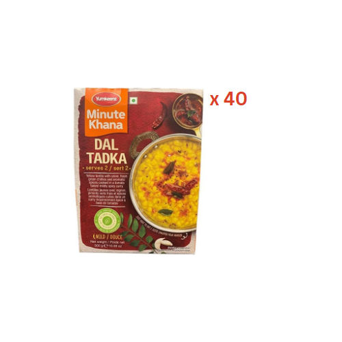 Haldirams Minute Khana Curry Yellow Dal Tadka - 300 Gm Pack Of 40 (UAE Delivery Only)