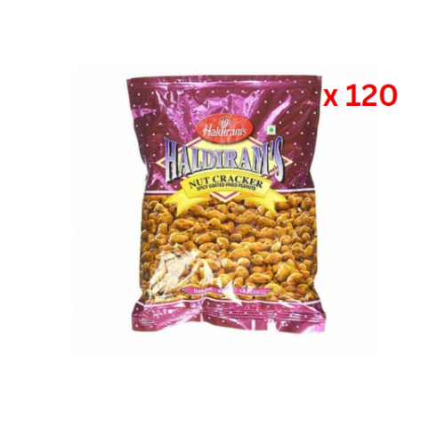 Haldirams Nut Cracker Spicy Coated Fried Peanuts, 200 Gm Pack Of 120 (UAE Delivery Only)