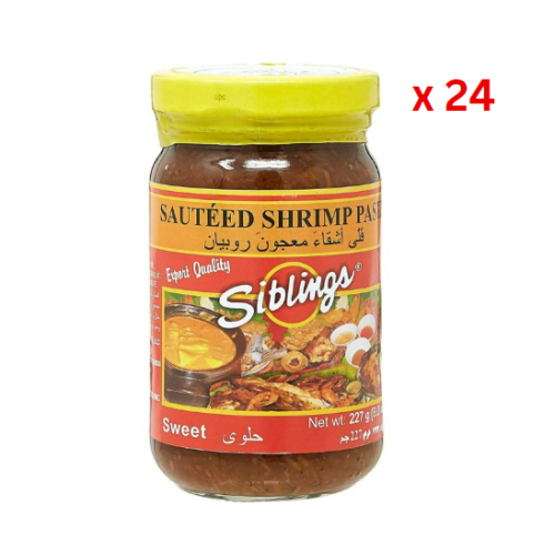 Siblings Sauteed Shrimp Paste, Sweet - 227 Gm Pack Of 24 (UAE Delivery Only)