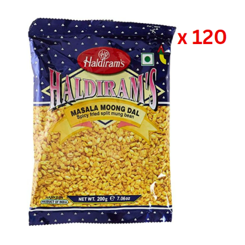 Haldirams Masala Moong Dal - 200 Gm Pack Of 120 (UAE Delivery Only)