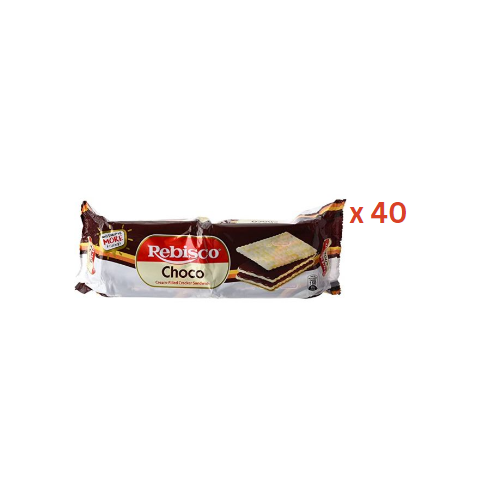 Rebisco Choco Sandwich Pack Of 10 - 32 Gm Pack Of 40 (UAE Delivery Only)