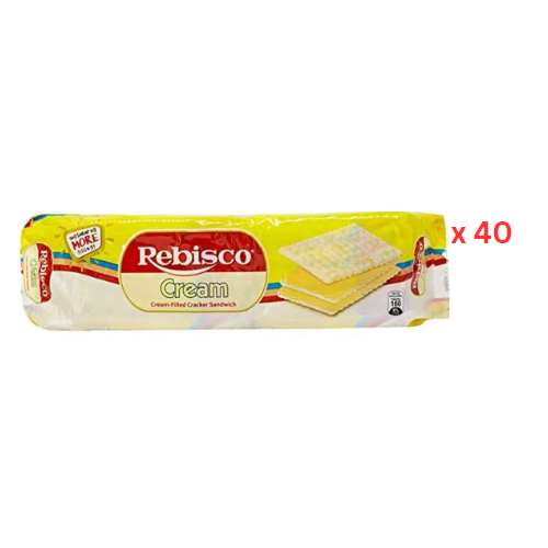 Rebisco Cream Sandwich Pack Of 10 - 30 Gm Pack Of 40 (UAE Delivery Only)