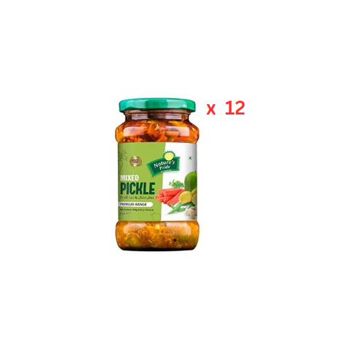 Natures Choice Mixed Pickle - 400Gm Pack Of 12 (UAE Delivery Only)