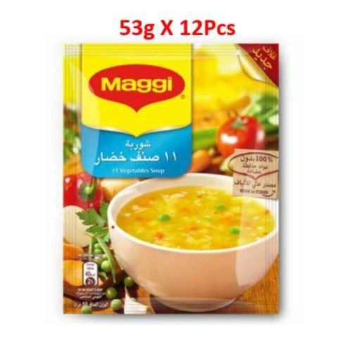 Nestle Maggi 11 Vegetables Soup 53g (Pack of 12)
