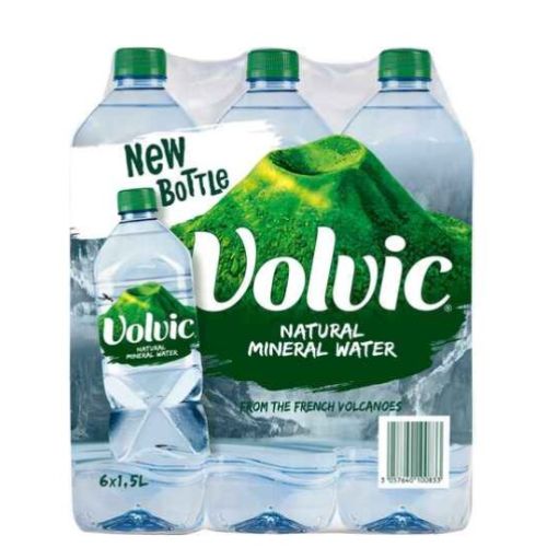 Volvic Natural Mineral Water 1.5L (Pack of 6)