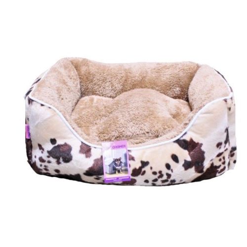 Coco Kindi Leopard Pattern Washable Sofa Fur Bed -  For Dog & Cat - Size 2-48 X 55 X 15Cm