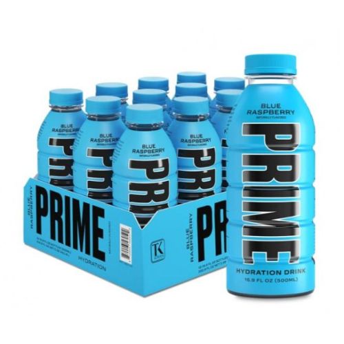 Prime Hydration Blue Raspberry Energy Drink 12 x 500ml