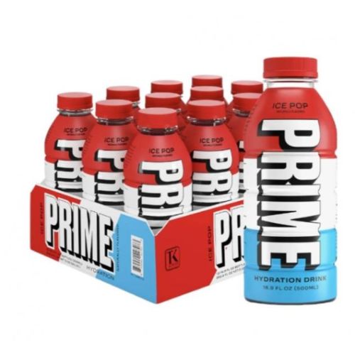 Prime Hydration Ice Pop Energy Drink 12 x 500ml