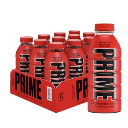 Prime Hydration Tropical Punch Energy Drink 500ml x 12