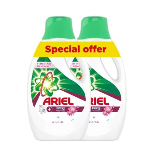 Ariel Downy Laundry Detergent Liquid Gel 2 x 1.8L