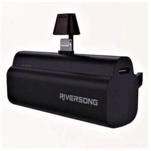 Riversong Mini PD Portable 5000mAh PD20W Lightning interface Power Bank, Black - RS.GO05LPRO-PB87.BK (UAE Delivery Only)