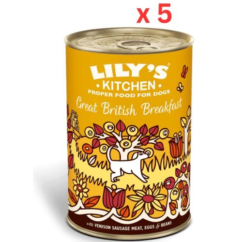 Lily'S Kitchen Great British Breakfast Wet Dog Food (400G) (Pack of 5)