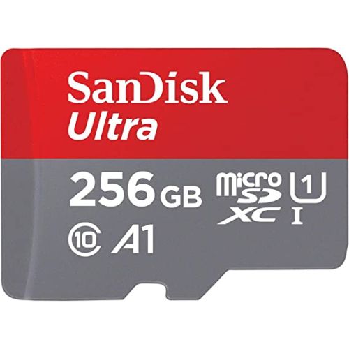 SanDisk 256GB Ultra UHS I MicroSD Card 150MB/s R, (SDSQUAC 256 – GN6MN)