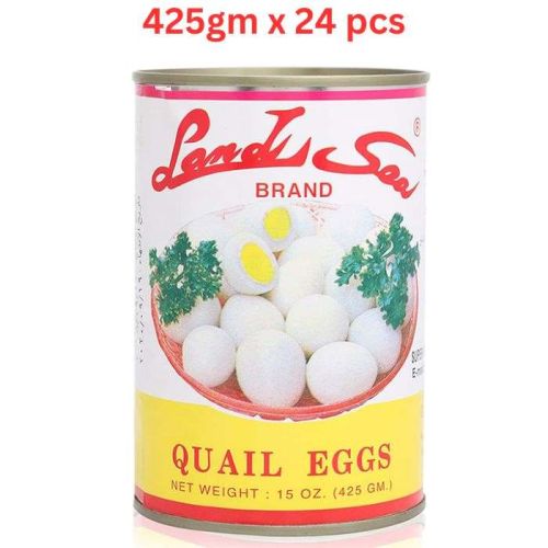 Land Sea Quail Eggs, 425G Pack Of 24 (UAE Delivery Only)