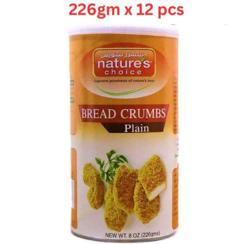 Natures Choice Bread Crumbs, 226 gm Pack Of 12 (UAE Delivery Only)