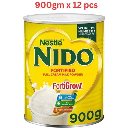 Nestle Nido Fortified Milk Powder 900g, Box of 12 