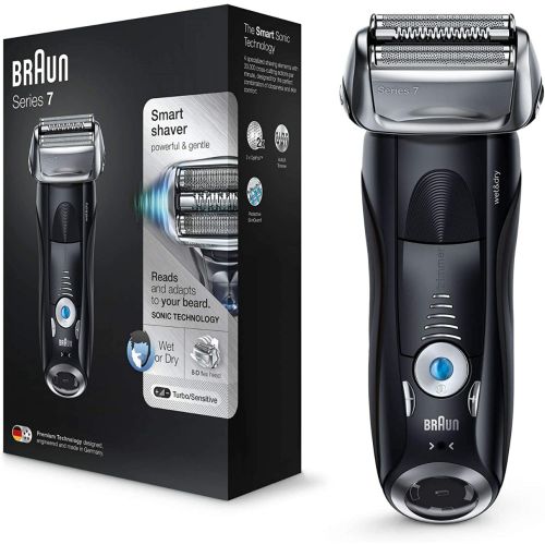 Braun Series 7 Electric Shaver For Men 7840S, Wet And Dry-(Shaver 7840s)