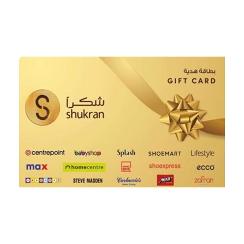 Shukran Gift Card - AED 100 (Instant E-mail Delivery)