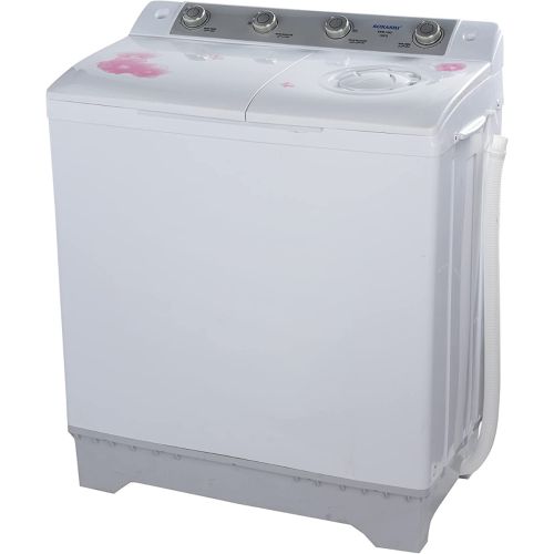 Sonashi SWM-1002 Semi Automatic Washing Machine w/ 10KG Capacity, Durable Body, Two Water Inlets | Washing Machine