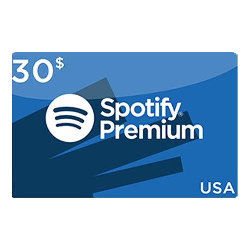 Spotify Card $30 for US Accounts (Instant E-mail Delivery)   