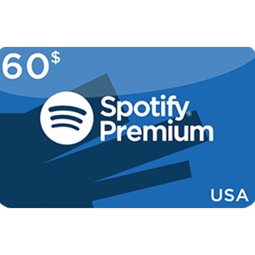 Spotify Card $60 for US Accounts (Instant E-mail Delivery)   