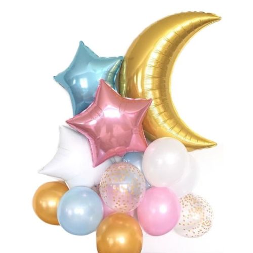 Star Sprinkle Balloon Bouquet (UAE Delivery Only)