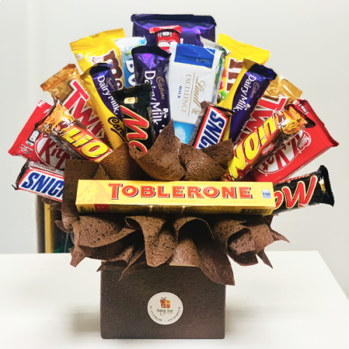 Sweet Candy Bouquet Valentine's Day Gift Hamper (UAE Delivery Only)