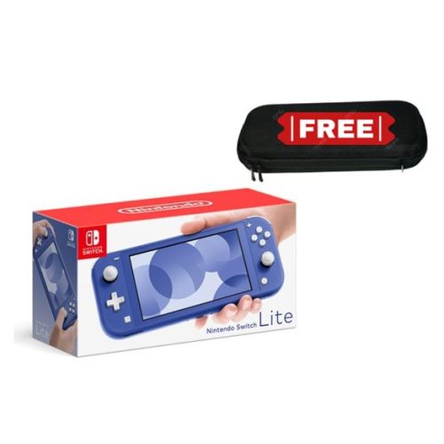 Nintendo Switch Lite, Blue (Storage Case Free)