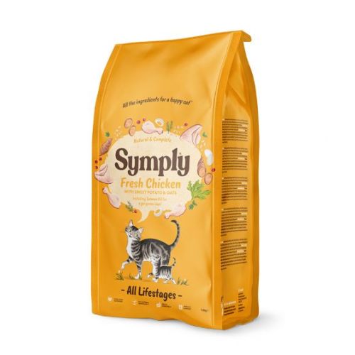 Symply Cat Dry Food with Chicken - All Life Stages - 4Kg