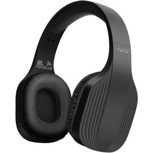 Promate Wireless Bluetooth Headphones, Terra.Black