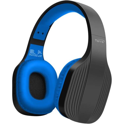 Promate Wireless Bluetooth Headphones, Terra.Blue
