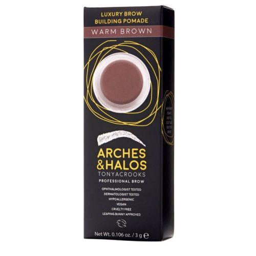Arches And Halos Luxury Brow Building Pomade Warm Brown 0.106oz Eyebrow Color