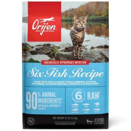 Orijen Six Fish Formula Grain Free Diet Dry Cat Food-5.4 kg
