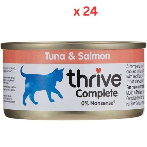 Thrive Complete Cat Tuna & Salmon Wet Food -24x75gm