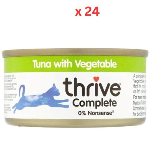 Thrive Complete Cat Tuna w/ Vegetable Wet Food -24x75gm