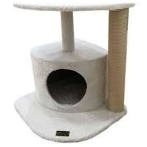 Catry Cat Tree Tower With Kitten Condo Paper Rope 40 X 40 X 48cm  (UAE Delivery Only)