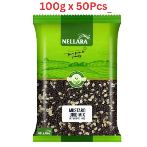 Nellara Mustard Urid Mix 100Gm (Pack of 50)   