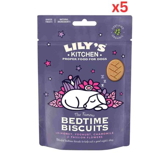 Lily'S Kitchen Bedtime Biscuits Dog Treats (80G) (Pack Of 5)