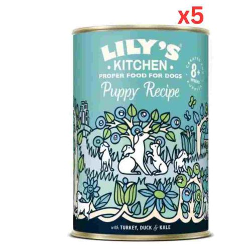 Lily'S Kitchen Turkey & Duck Recipe Puppy Food (400G) (Pack Of 5)