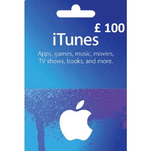£100 UK Apple iTunes Card (Instant E-mail Delivery)