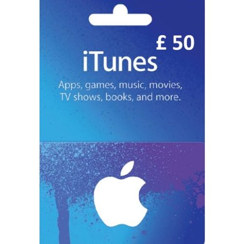 £50 UK Apple iTunes Card (Instant E-mail Delivery)