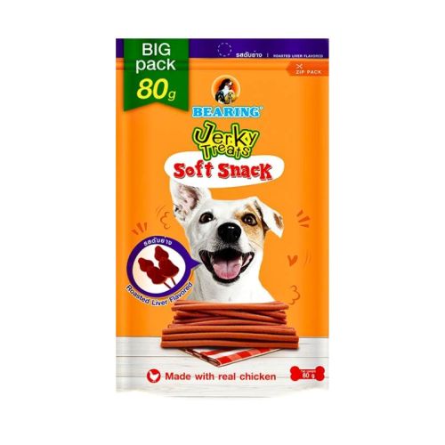 Bearing Jerky Treats Sticks Roasted Liver Flavor For Dog - 80gm