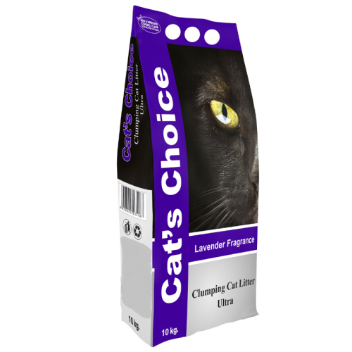 Cat's Choice Bentonite Granules Clumping Cat Litter 10 Kg-lavender