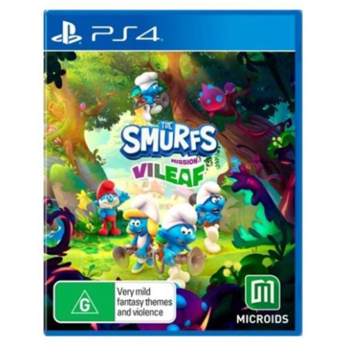 The Smurfs Mission Vileaf  PlayStation 4 - THESMURFPS4