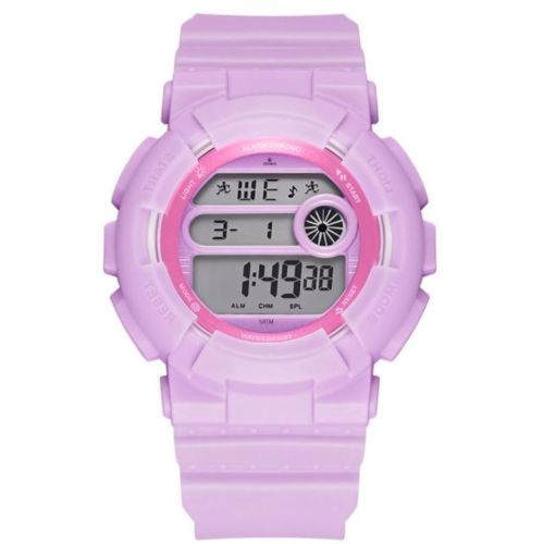Astro Kids J0609 Movement Watch, Digital Display and Polyurethane Strap, Pink - A23921-PPPP