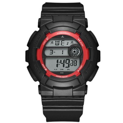 Astro Kids J0609 Movement Watch, Digital Display and Polyurethane Strap, Black - A23921-PPBBR