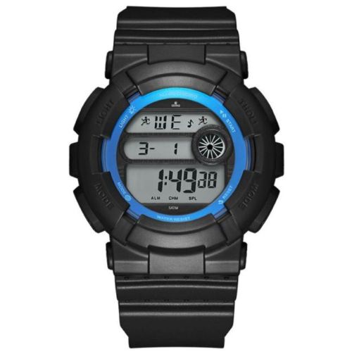 Astro Kids J0609 Movement Watch, Digital Display and Polyurethane Strap, Black - A23921-PPBBL