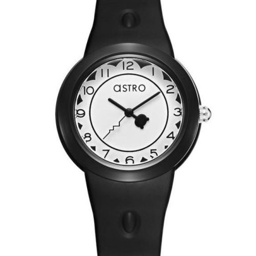 Astro Kids Japan PC21  Movement Watch, Analog Display and Polyurethane Strap - A23809-PPBW, Black